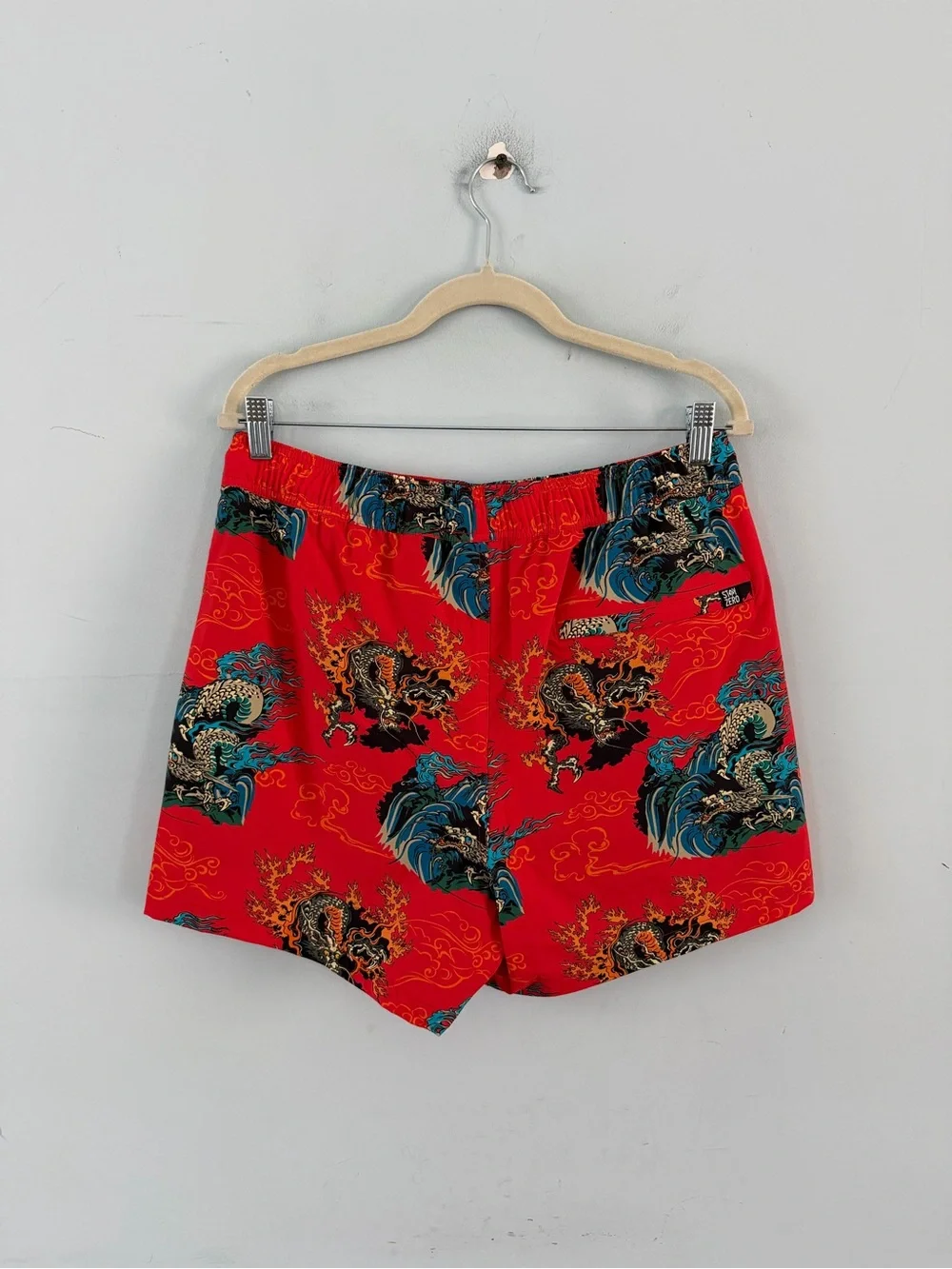 Zero Foxtrot Red Dragons Ripstop Swim Trunks